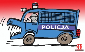Polska policja w akcji